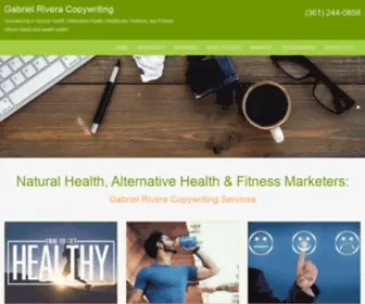 Gabewriting.com(Natural and Alternative Health Copywriting) Screenshot