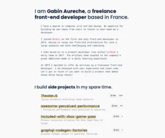 Gabinaureche.com(Gabin Aureche) Screenshot