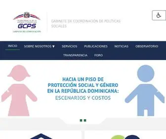 Gabinetesocial.gob.do(Inicio) Screenshot