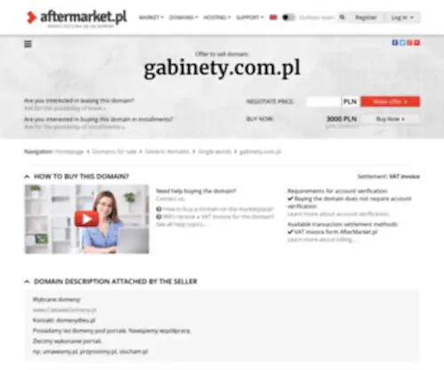 Gabinety.com.pl(Gabinety) Screenshot