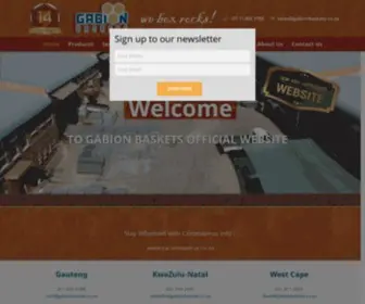 Gabionbaskets.co.za(Gabions) Screenshot