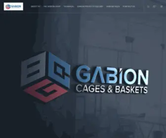 Gabioncages.com.au(Gabion Cages and Baskets) Screenshot