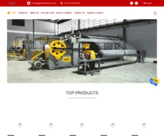 Gabionmakingmachine.com(Quality Gabion Machine & Gabion Mesh Machine factory from China) Screenshot