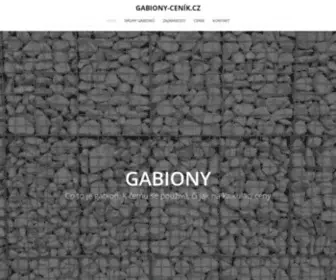 Gabiony-Cenik.cz(Ploty z gabionů) Screenshot