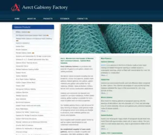 Gabiony.net(Gabions Baskets and Gabion Box of Woven or Welded Mesh Structure for Rock Containing) Screenshot