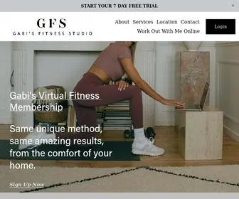 Gabisfitness.com(Gabi's Fitness Studio) Screenshot