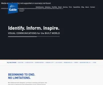 Gablecompany.com(A Visual Solutions Company) Screenshot