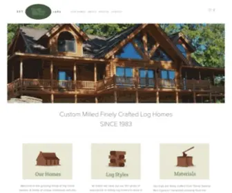 Gableloghomes.com(Gable Log Homes) Screenshot