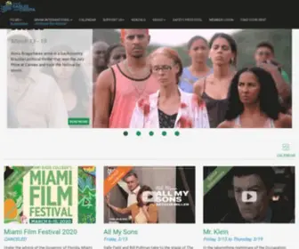 Gablescinema.com(The Coral Gables Art Cinema) Screenshot