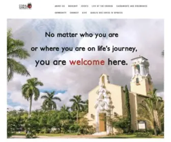 Gablesucc.org(Coral Gables Congregational United Church of Christ) Screenshot