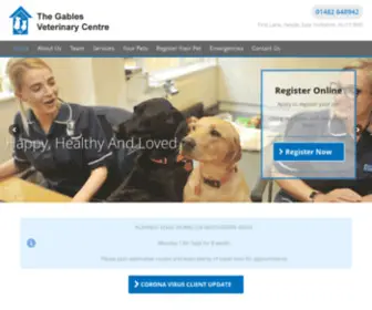 Gablesvets.co.uk(The Gables Veterinary Centre) Screenshot