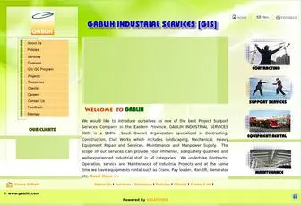 Gablih.com(Gablih Industrial Services) Screenshot