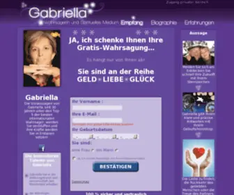 Gablinkplus.net(Gabriella Wahrsagerin und Spirituelles Medium Gratis) Screenshot