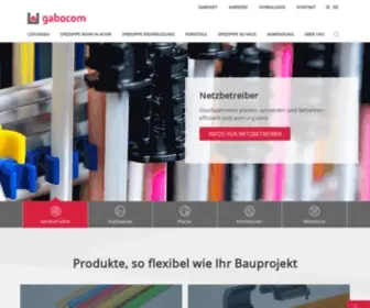Gabocom.de(Ihr Hersteller von Mikrorohrsystemen) Screenshot
