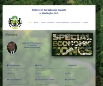 Gabonembassyusa.org(Embassy of the Gabonese Republic) Screenshot