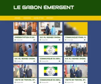 Gabonemergent.org(Le Gabon) Screenshot