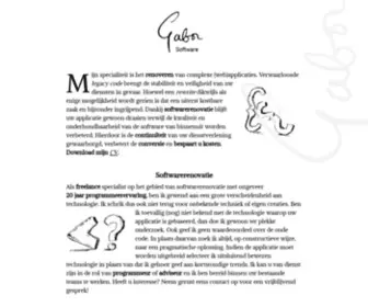 Gabordemooij.com(Softwarerenovatie) Screenshot
