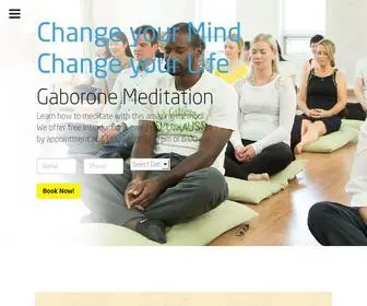 Gaboronemeditation.org(Gaborone Meditation) Screenshot