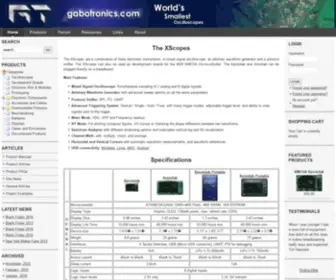 Gabotronics.com(Development Boards and Electronic Kits) Screenshot