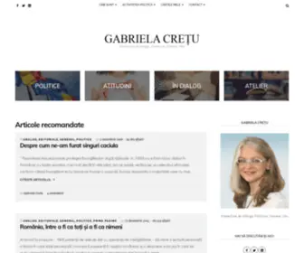 Gabrielacretu.ro(Sa gandesti e un act periculos) Screenshot