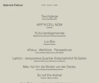 Gabrielafalkner.ch(Gabriela Falkner) Screenshot