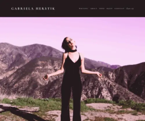 Gabrielaherstik.com(Gabriela Herstik) Screenshot