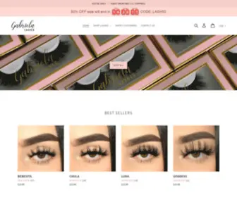 Gabrielalashes.com(Gabriela Lashes) Screenshot