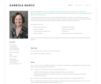 Gabrielamarcu.com(Gabriela Marcu) Screenshot