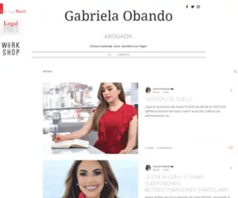 Gabrielaobando.com(Vanguardia Legal) Screenshot