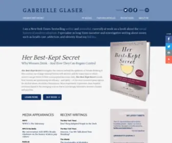 Gabrielleglaser.com(Gabrielle Glaser) Screenshot