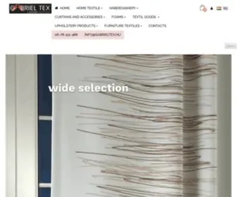 Gabrieltex.hu(Gabriel Tex) Screenshot