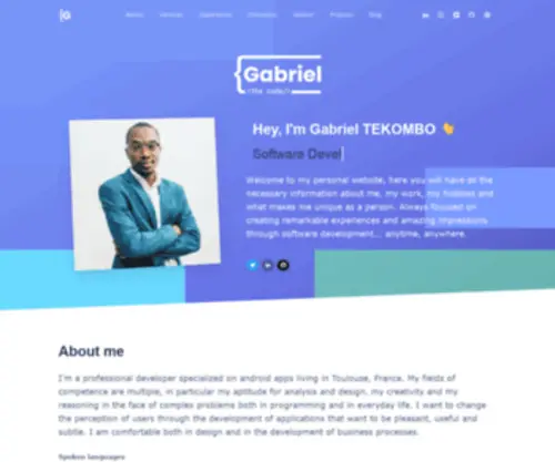 Gabrielthecode.com(Android Developer) Screenshot