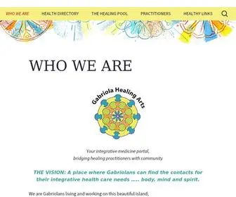 Gabriolahealingarts.com(Gabriola Healing Arts) Screenshot