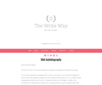 Gabygalica.com(The Write Way with Gaby) Screenshot