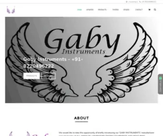 Gabyinstruments.in(Gaby Instrumentsin Coimbatore) Screenshot