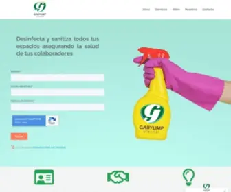 Gabylimp.com(Servicios profesionales de limpieza y desinfección) Screenshot