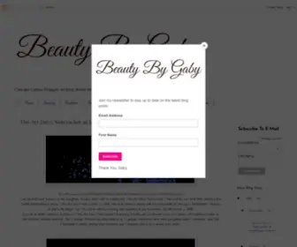 Gabyramos.com(Beauty By Gaby) Screenshot