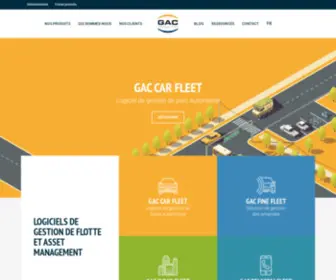 Gac-Technology.com(Leader français des logiciels de gestion de parc automobile) Screenshot