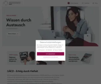GaCD.de(Die Gesellschaft für Ästhetische Chirurgie Deutschland e.V. (GÄCD)) Screenshot