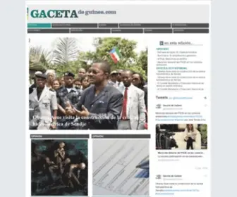 Gacetadeguinea.com(Gestor) Screenshot