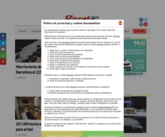 Gacetadeltaxi.com(Noticias del TAXI) Screenshot