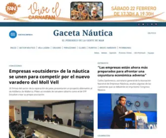 Gacetanautica.es(Gaceta Náutica) Screenshot