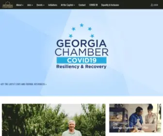 Gachamber.com(Georgia Chamber of Commerce) Screenshot