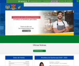 Gachancipa-Cundinamarca.gov.co(Alcaldía) Screenshot