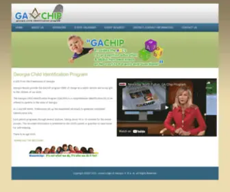 Gachip.org(The GeorgiA CHild Identification Program) Screenshot