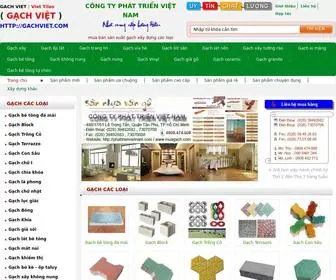 Gachviet.com(Nhà cung cấp hàng đầu các loại Gạch Việt) Screenshot