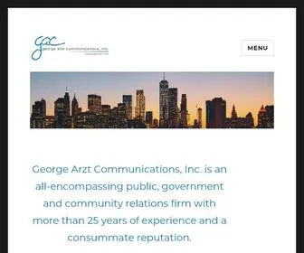 Gacnyc.com(George Arzt Communications) Screenshot