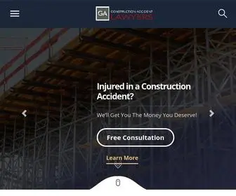 Gaconstructionaccidentlawyer.com(Georgia Construction Accident Attorneys) Screenshot