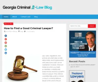 Gacriminallawblog.com(Cobb County Lawyer) Screenshot