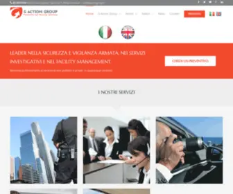 Gactiongroup.it(Sicurezza e vigilanza armata) Screenshot